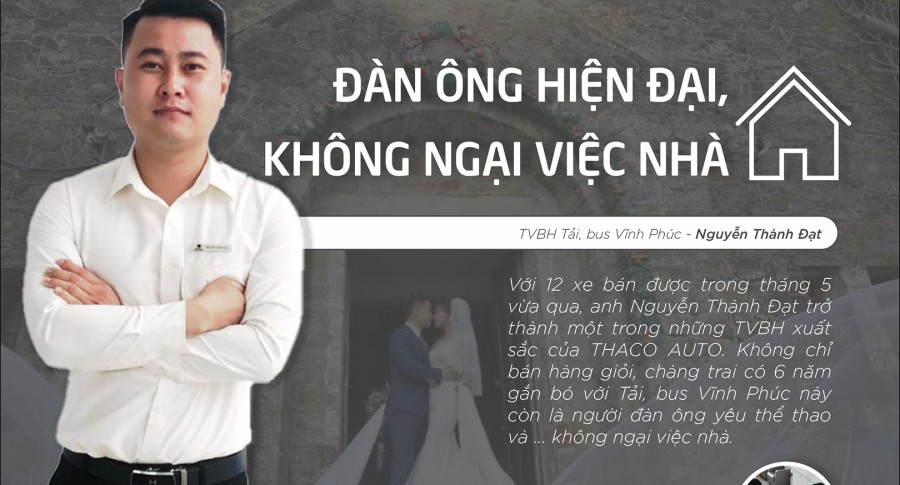 Modern man, not afraid of housework